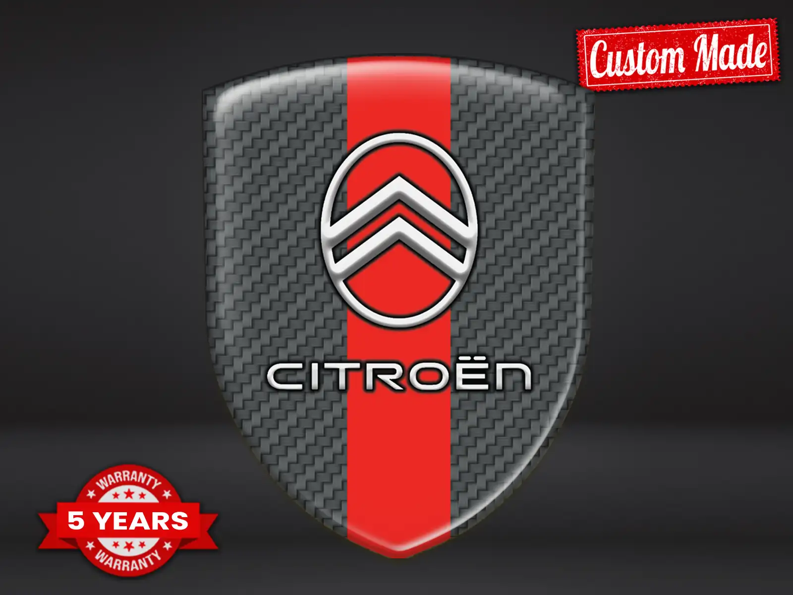 Citroen Pegatina Silicona Pro Máximo Diseño Estilo Resistente